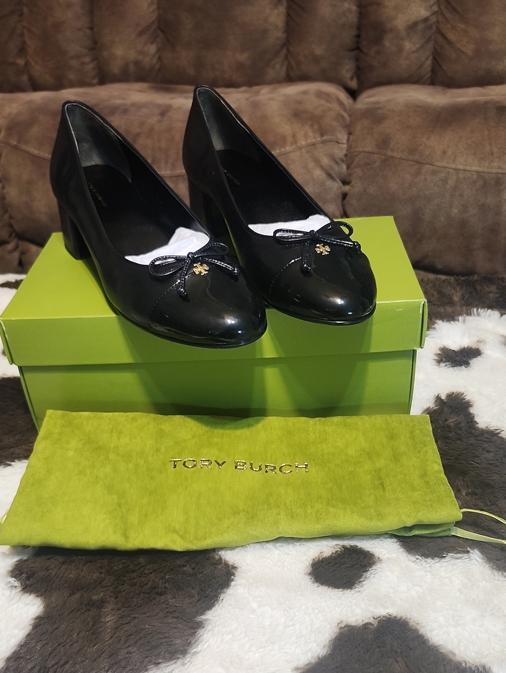 Tory Burch Cap-Toe Pump 45mm Goat Leather
